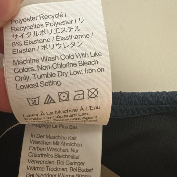 J.Crew Textured Curved-Waist Cheeky Bikini Swim Bottom Blue Size Medium - Picture 4 of 7